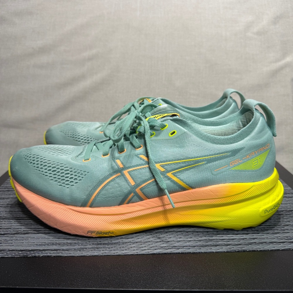 ASICS Gel-Kayano 31 Running Shoes - Mens 12 - Paris Green 1011B929
